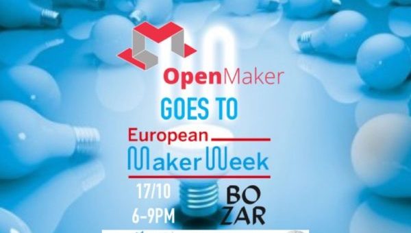Open Maker and European Maker Week: Disrupt, create, make!